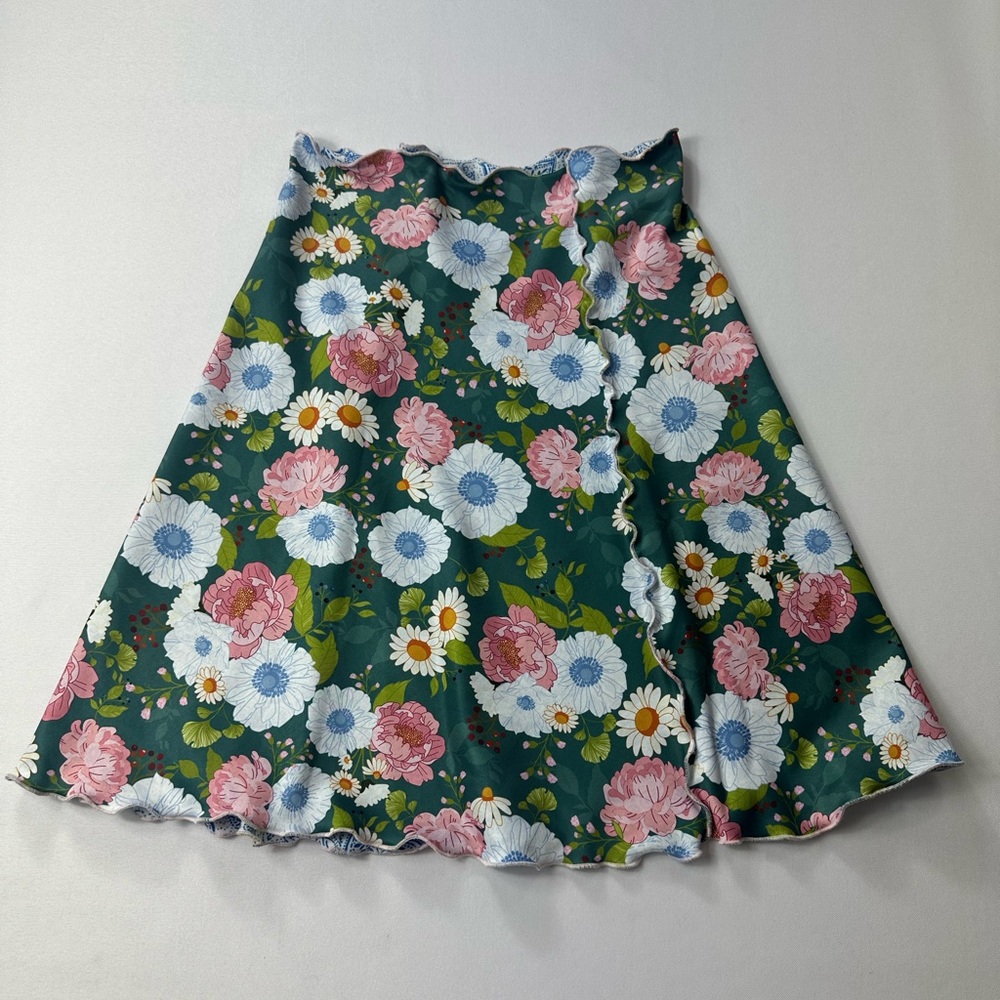 Haystacks HAPPY CHANCE SWITCHSTACKS REVERSIBLE BIAS SKIRT floral size XS